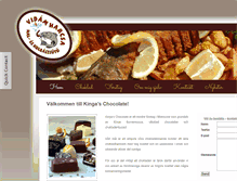 Tablet Screenshot of kingaschocolate.com